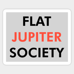 Flat Jupiter Society (Dark) Magnet